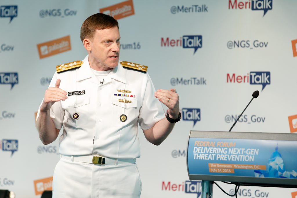 Admiral Michael S. Rogers, United States Navy, Commander, United States Cyber Command