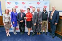 FITARA Awards 2019 - Caroline Boyd, Suzette Kent, Congressman Gerald Connolly, Maria Roat, Guy Cavallo, Sanjay Gupta, Nagesh Rao, Russ Miller