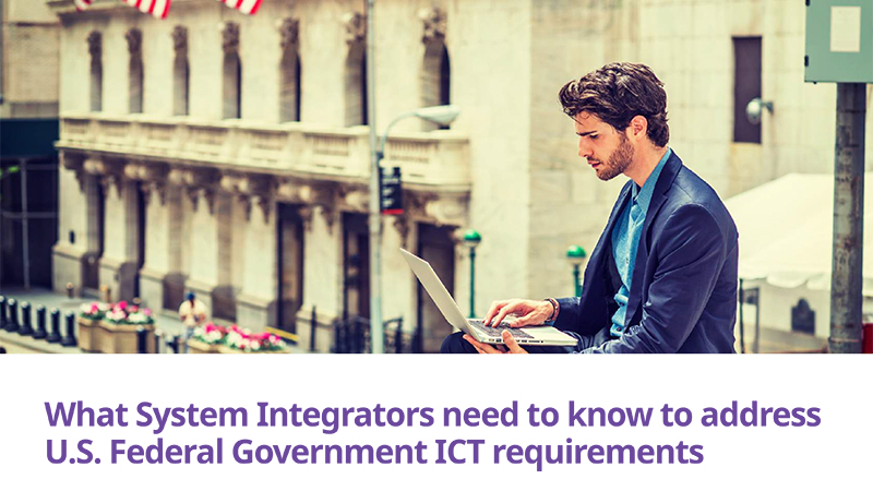 What System Integrators need to know to address U.S. Federal Government ICT requirements
