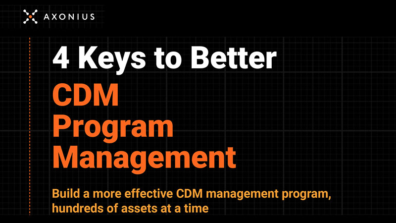 4 Keys to Better CDM Program Management
